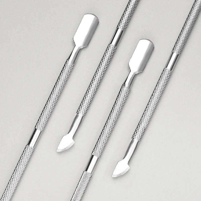 Perfect Nails: Double-Ended Stainless Steel Cuticle Pusher – Limited Stock! - ONE TO FIVE