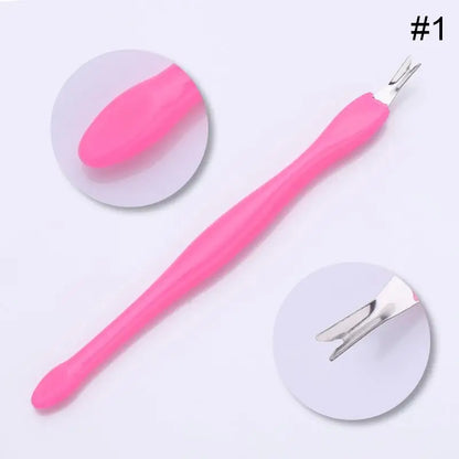 Perfect Nails: Double-Ended Stainless Steel Cuticle Pusher – Limited Stock! - ONE TO FIVE