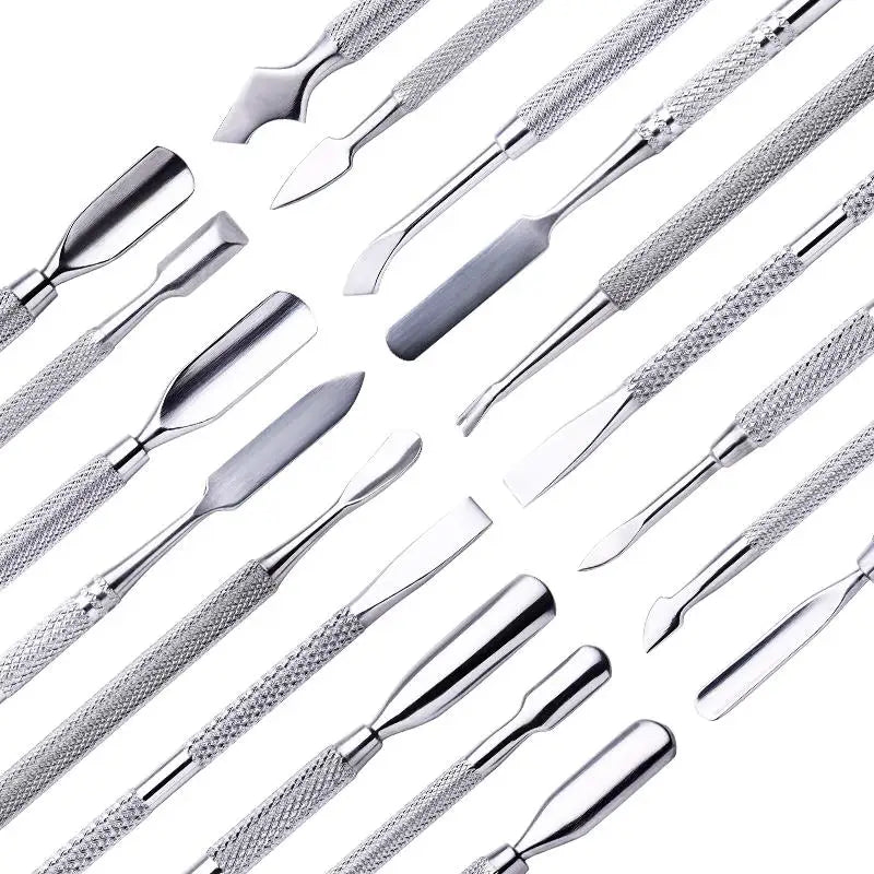 Perfect Nails: Double-Ended Stainless Steel Cuticle Pusher – Limited Stock! - ONE TO FIVE