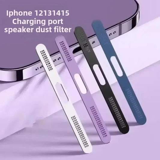 Protect Your iPhone: Metal Dust Net for Speaker & Charging Port – Anti-Scratch and Dustproof - ONE TO FIVE