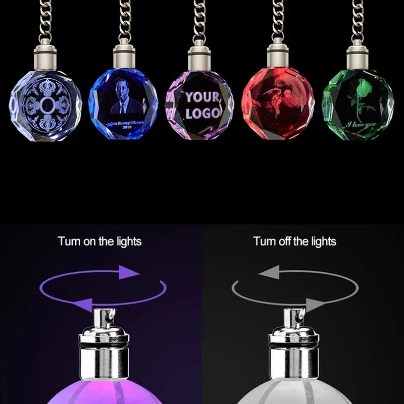 Shine Bright: Personalized LED Keychain with Photo Customization – Limited Stock! - ONE TO FIVE