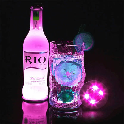 Add a Sparkle: LED Light-Up Coasters for Parties, Weddings & Home Décor - ONE TO FIVE