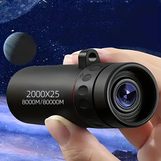 Get Clear Views Anywhere with the 2000X25 HD Monocular Telescope – Compact & Portable for Every Adventure! - ONE TO FIVE