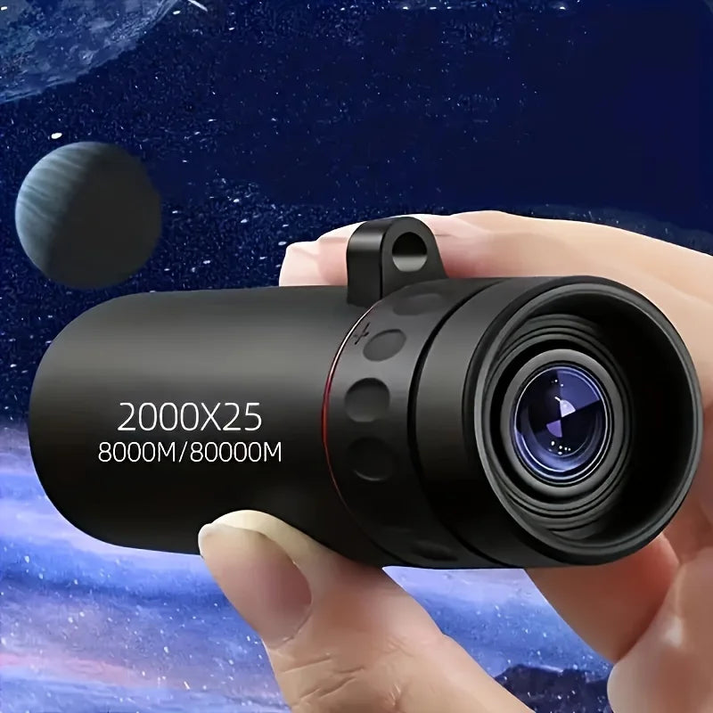 Get Clear Views Anywhere with the 2000X25 HD Monocular Telescope – Compact & Portable for Every Adventure! - ONE TO FIVE