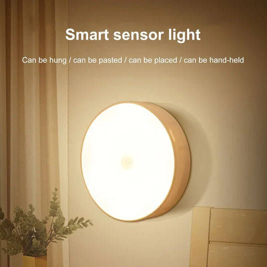 Smart LED Night Lamp: Human Body Sensor, Automatic Lighting, and Magnetic Suction - ONE TO FIVE