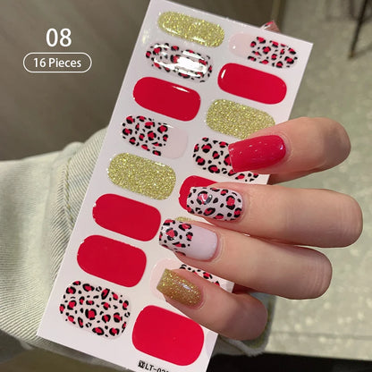 Effortless Elegance: Long-Lasting Wine Red Nail Stickers – Limited Stock! - ONE TO FIVE