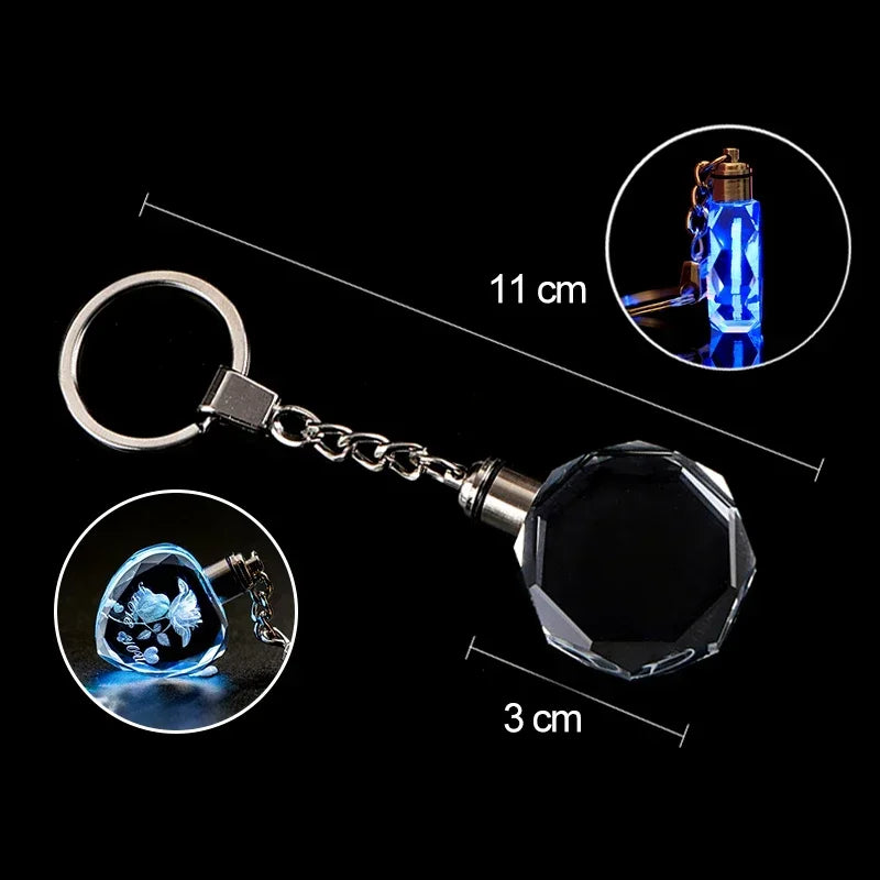 Shine Bright: Personalized LED Keychain with Photo Customization – Limited Stock! - ONE TO FIVE