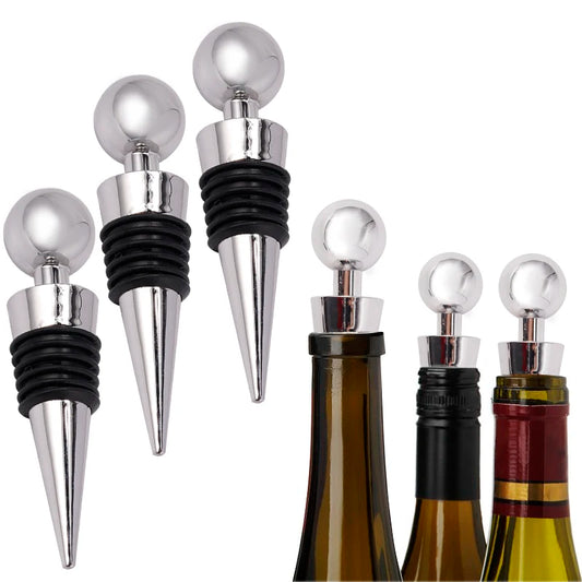 Keep It Fresh: Reusable Bottle Stopper for Wine & Champagne – Perfect Bar Tool Gift - ONE TO FIVE