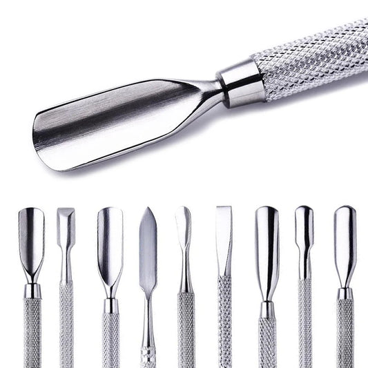 Perfect Nails: Double-Ended Stainless Steel Cuticle Pusher – Limited Stock! - ONE TO FIVE