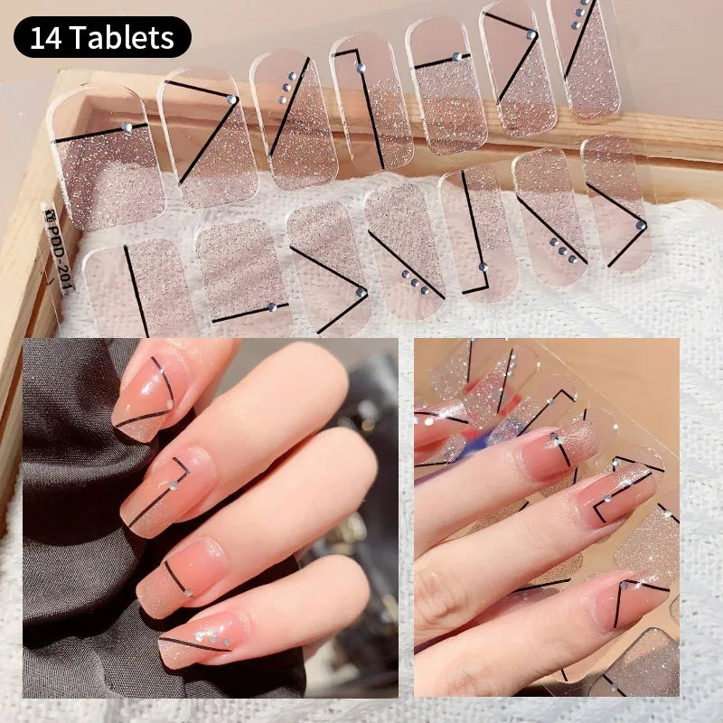 Effortless Elegance: Long-Lasting Wine Red Nail Stickers – Limited Stock! - ONE TO FIVE