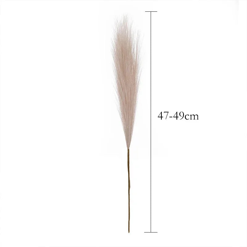 Add Elegance: 5PCS Fluffy Pampas Grass for Boho Wedding and Home Decor - ONE TO FIVE