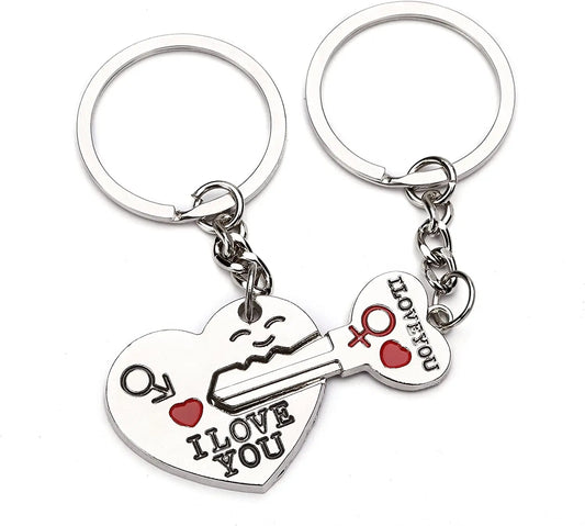 Love Always: I Love You Keychain Set – Perfect for Couples – Limited Stock! - ONE TO FIVE