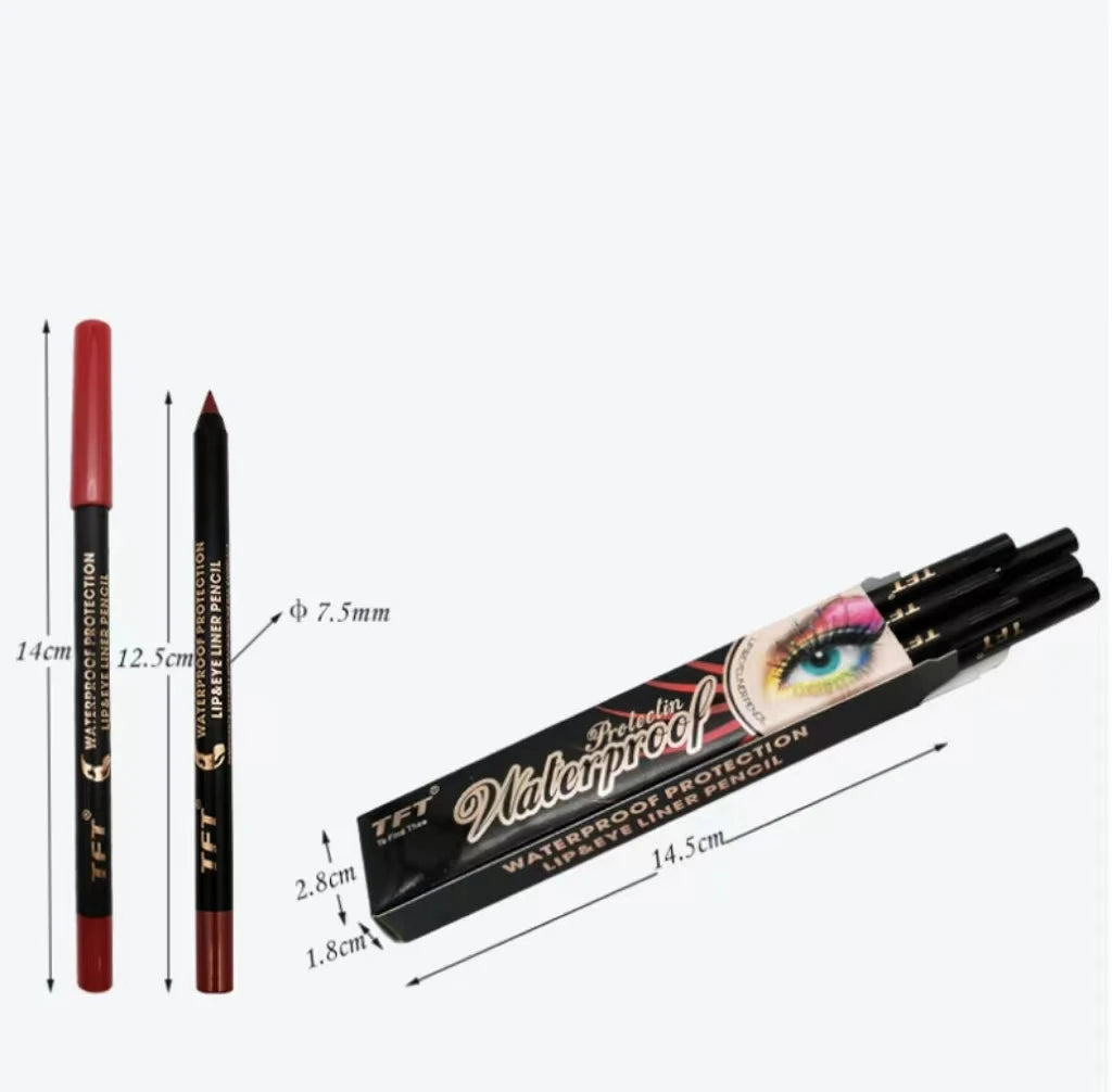 Bold & Vibrant Eyes: Waterproof Long-Lasting Eyeliner Pen – Blue, Black, and White Colors - ONE TO FIVE