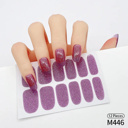 Effortless Elegance: Long-Lasting Wine Red Nail Stickers – Limited Stock! - ONE TO FIVE