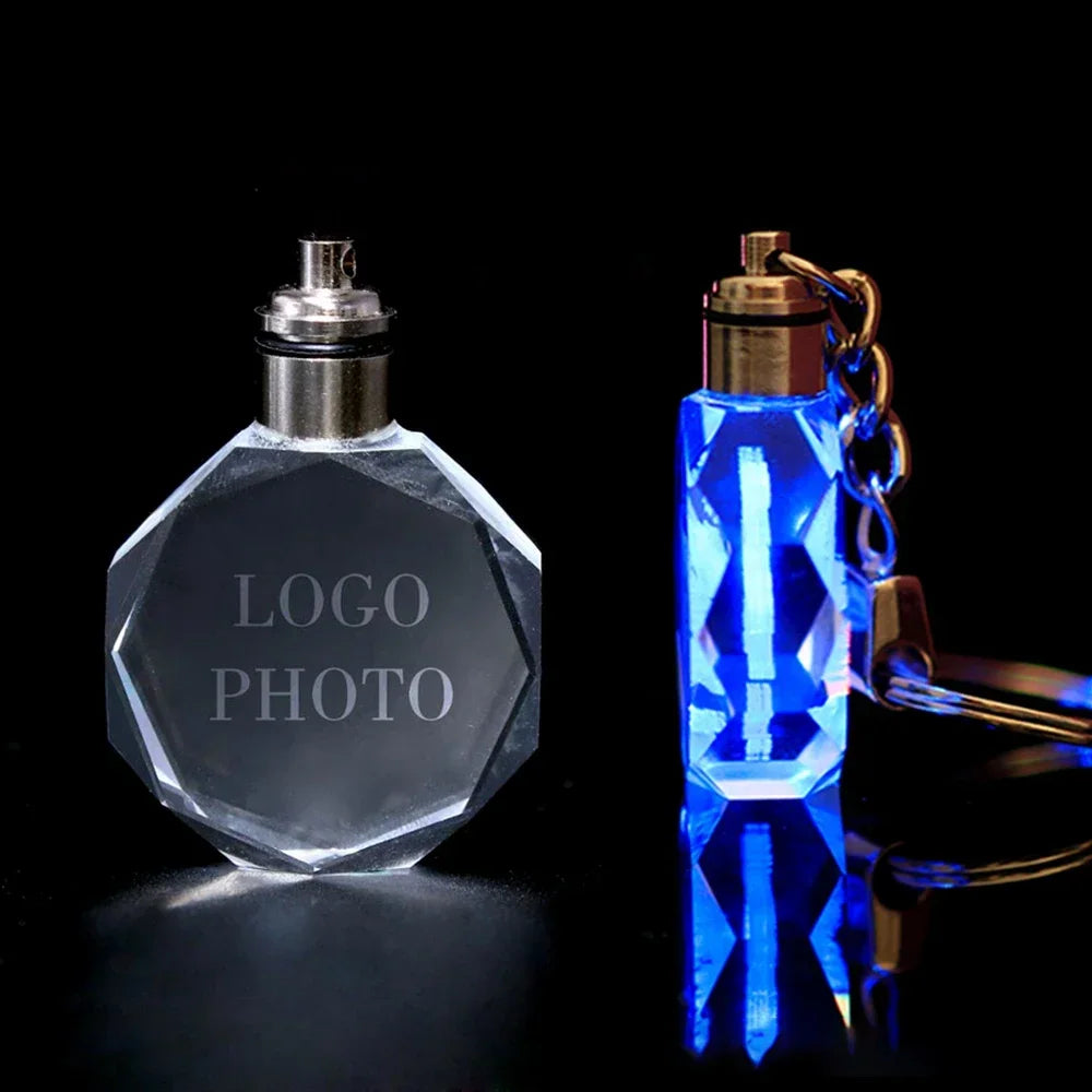 Shine Bright: Personalized LED Keychain with Photo Customization – Limited Stock! - ONE TO FIVE